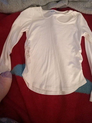 Elastic blouse white, worn once, size L