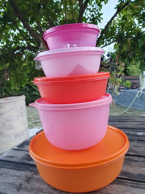 Σετ μοντούλαρ μπολ Tupperware, 5 τεμάχια, αεροστεγή και υδατοστεγή