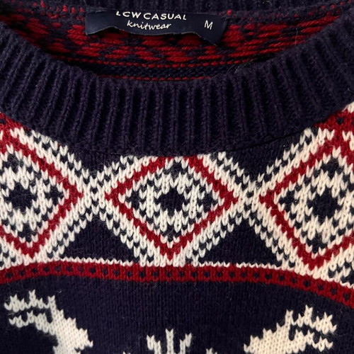 LC Waikiki jacquard sweater like new, colorful, size M