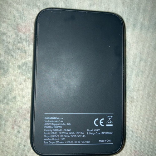 Magsafe Power Bank Cellularline 5000mAh 15W like new