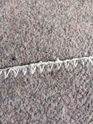 Vintage wool blanket used