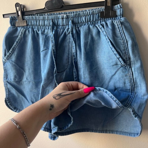 Women's shorts used, denim look, size small
