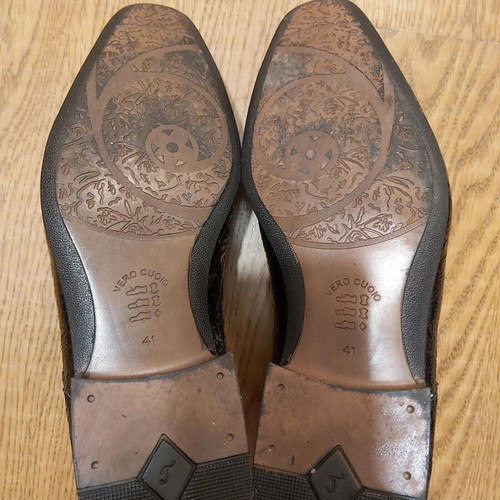 Men's leather shoes Bournazos No41 like new, black