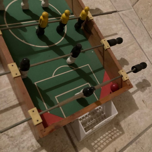 Wooden foosball table E.V.I.P. used, Greek