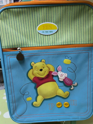 Παιδική τροχήλατη τσάντα σαν καινούργια, πολύχρωμη