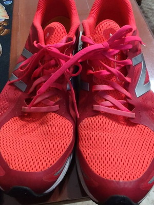 New Balance Running Shoes like new, red, size 43