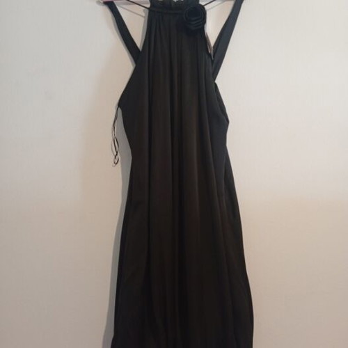 Zara shiny evening dress size medium new, black
