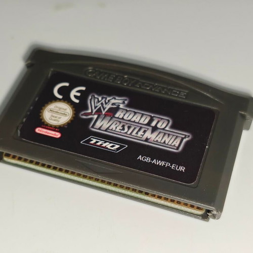 Nintendo GBA WWF Road To Wrestle Mania cartridge like new