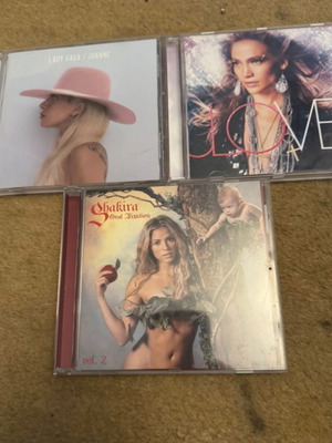 J Lo, Shakira and Lady Gaga CD collection