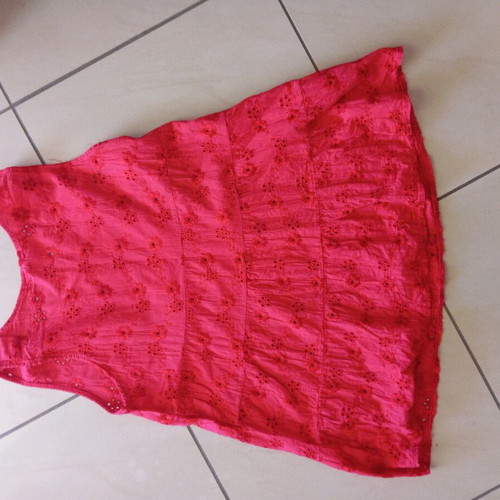 Kibour blouse red Medium like new
