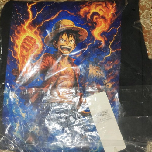 T-shirt black new with One Piece theme, size XL