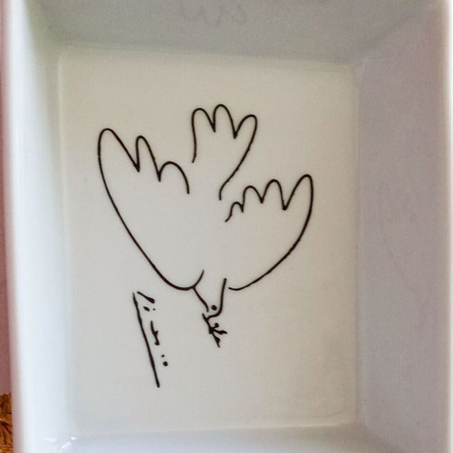 Picasso ashtray used, decorative MMI 2006, rare collectible