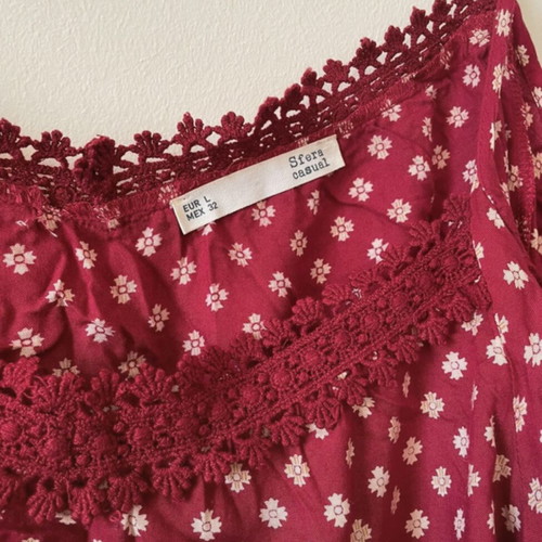 Sfera woman t shirt used, size L, red