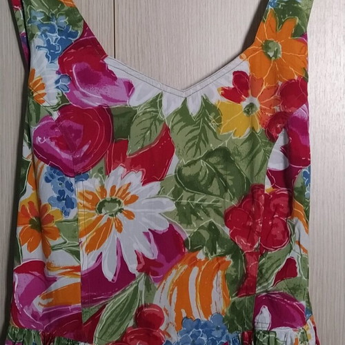 Καλοκαιρινό φόρεμα floral σαν καινούργιο, πολύχρωμο, μέγεθος L