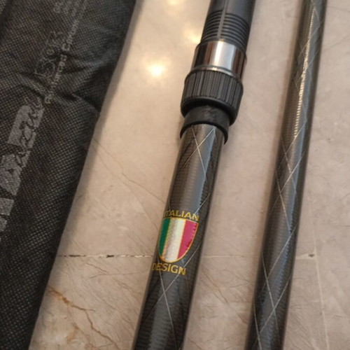 Linea Effe International De Lux Mar Azul 4503 three-piece fishing rod like new with case