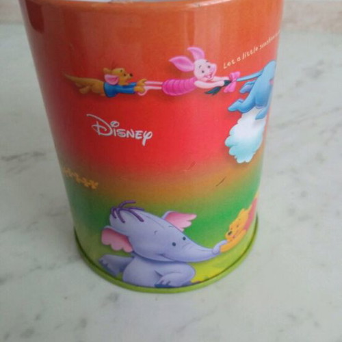 Metal Pencil Holder used, Winnie the Pooh design