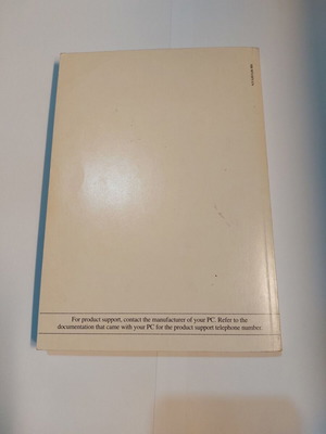 Microsoft MS-DOS User's Guide in very good condition