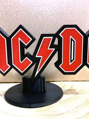 3D Printed Διακοσμητικό AC/DC Καινούργιο Με Βάση