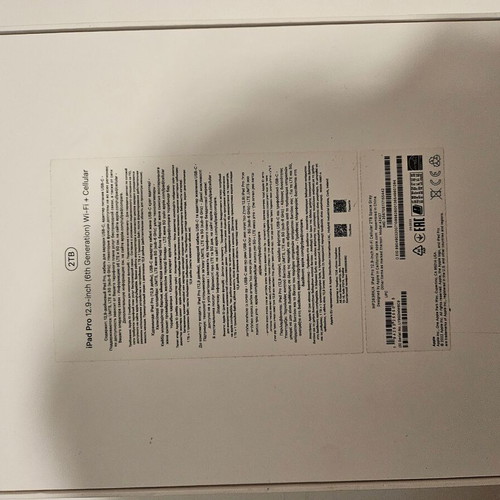 Ipad Pro 12.9 M2 2TB 5G like new with Pencil 2 and Spigen Armor case
