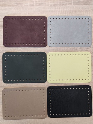 Leather base 20x14 for knitted bag new