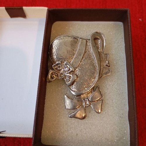 Christmas earrings with rhinestones like new, silver multicolor