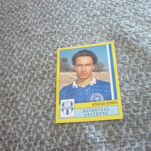 Sticker Lefteris Velentzas Apollon Athens Panini 1995 new #53