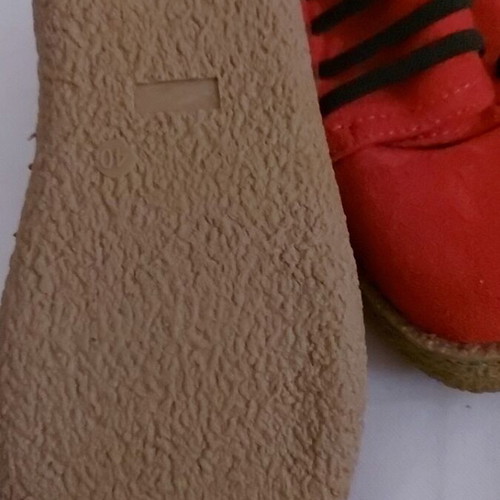 Women’s suede shoes new, dark red, size 38-38.5