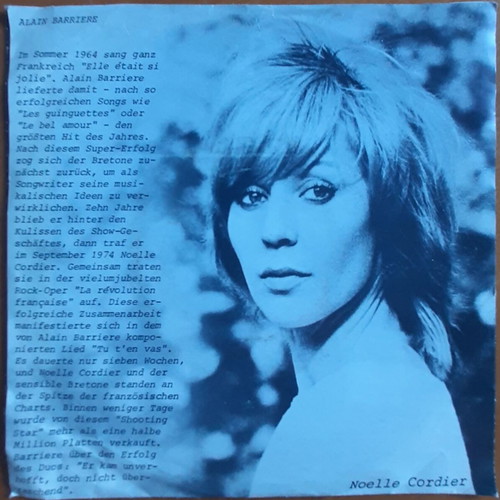 Alain Barriere Tu T'en Vas / Un Poete 7" single μεταχειρισμένο, αυθεντική γερμανική έκδοση