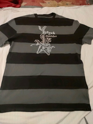 Men's blouse used, size M, black and gray