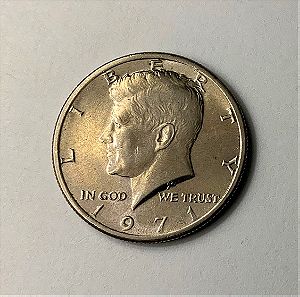 Νόμισμα John F. Kennedy Half-Dollar 1971
