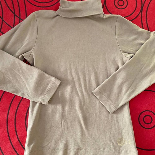 Orchestra kids turtleneck shirt 116 cm used, beige