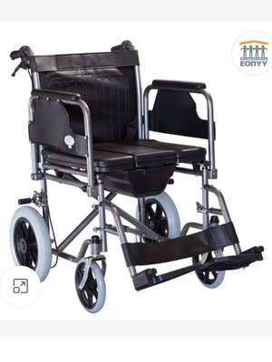 Wheelchair new with brakes and safety belt