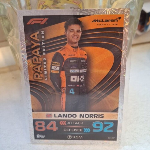 Lando Norris limited edition card Topps 2023