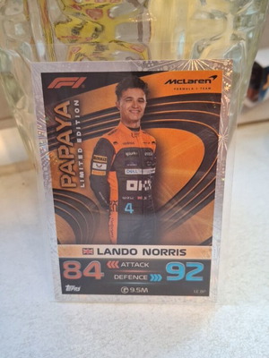 Lando Norris limited edition card Topps 2023