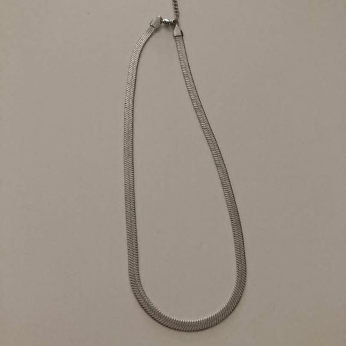 Stainless Steel Snake Chain Necklace like new