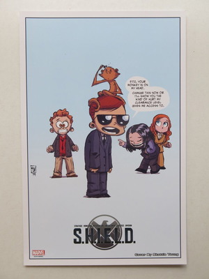 Skottie Young Promotional Art Print S.H.I.E.L.D. #001 нов