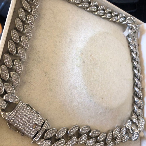 Iced Out Necklace Used
