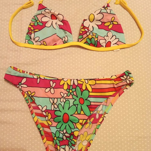 Cobey by Calzedonia swimsuit used, multicolor, size S/M