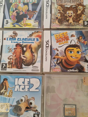 Nintendo DS game pack of 6 used titles including Ice Age and Wall-E