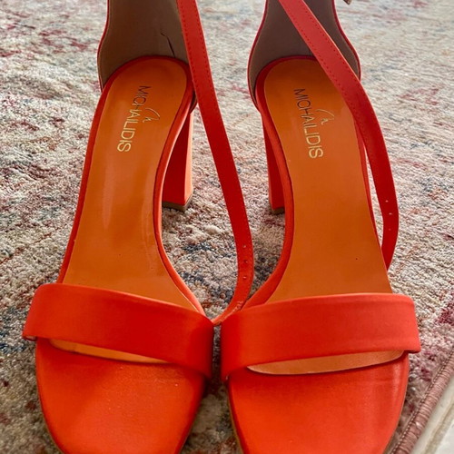 Michailidis Collection women's sandals new, orange, size 39