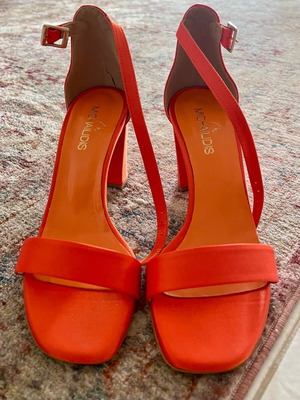 Michailidis Collection women's sandals new, orange, size 39