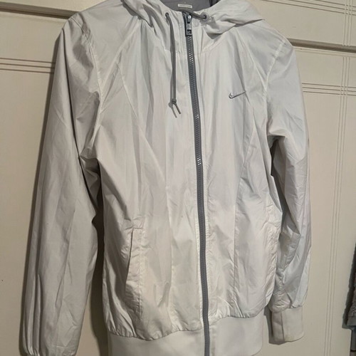 Nike women's windbreaker size M like new, white