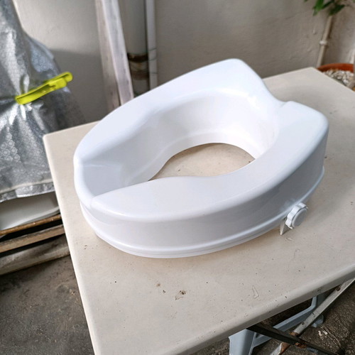 Toilet seat riser used