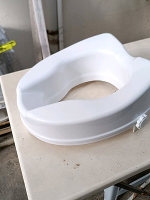 Toilet seat riser used