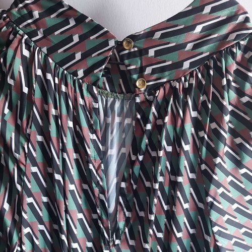 MSR women's dress like new, beige and green, size M