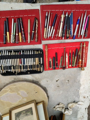 Pen collection used