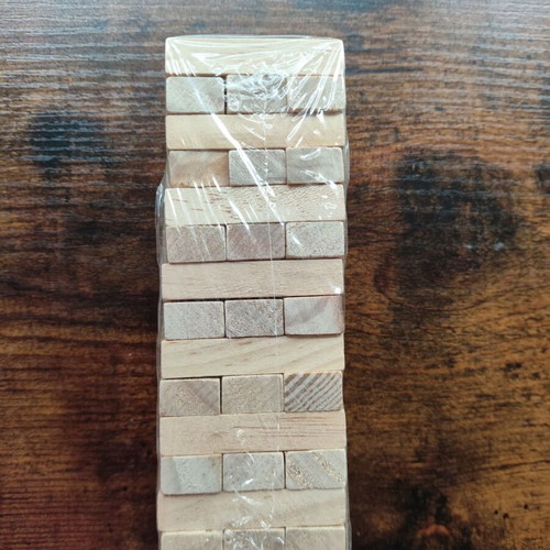 Wooden blocks new, pack