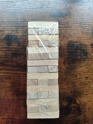 Wooden blocks new, pack