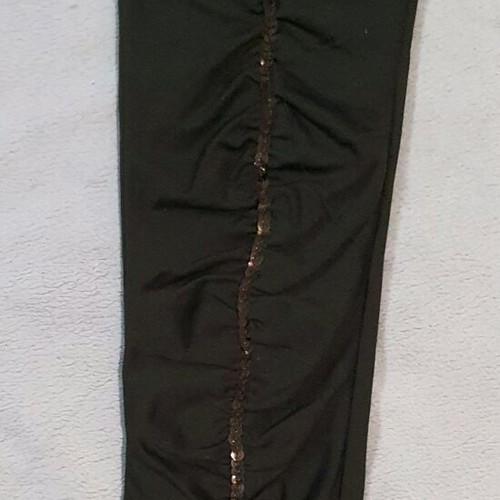 Brown leggings new with sequin details on back, one size