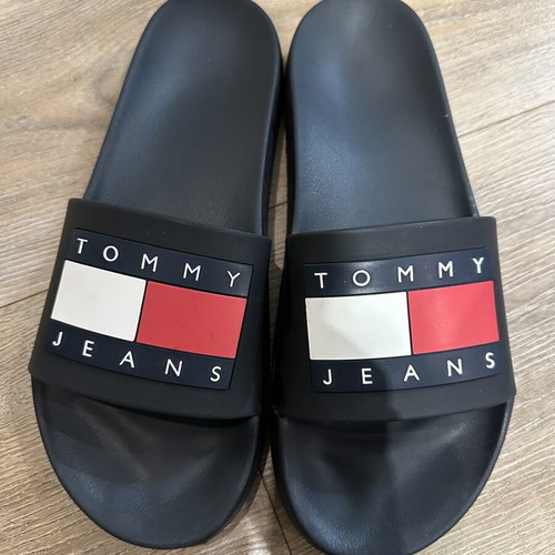 Tommy Jeans blue slippers size 44